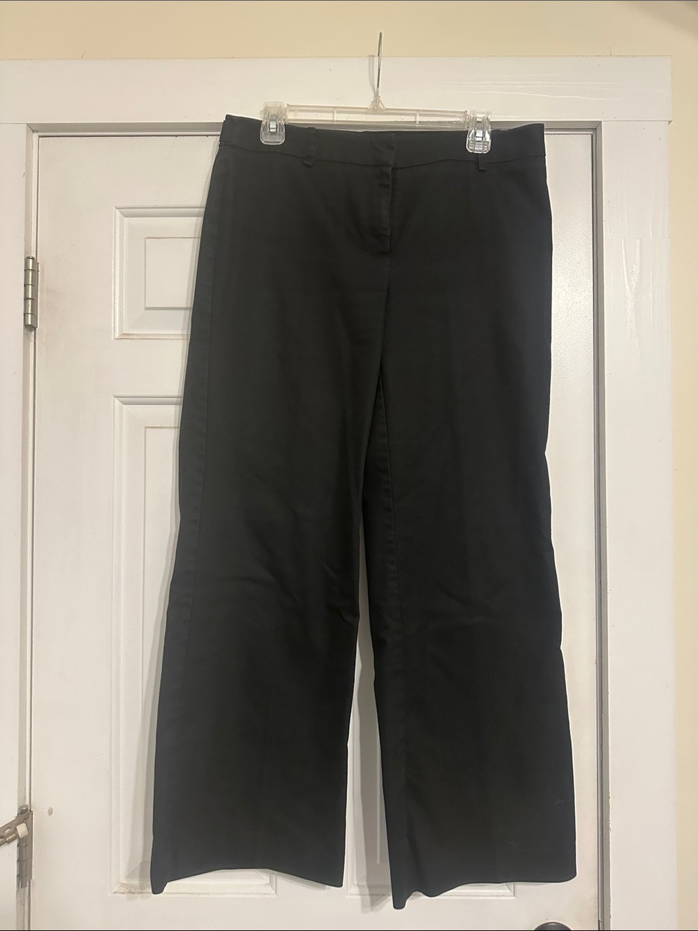 New York & Company Black Wide-Leg Dress Pants